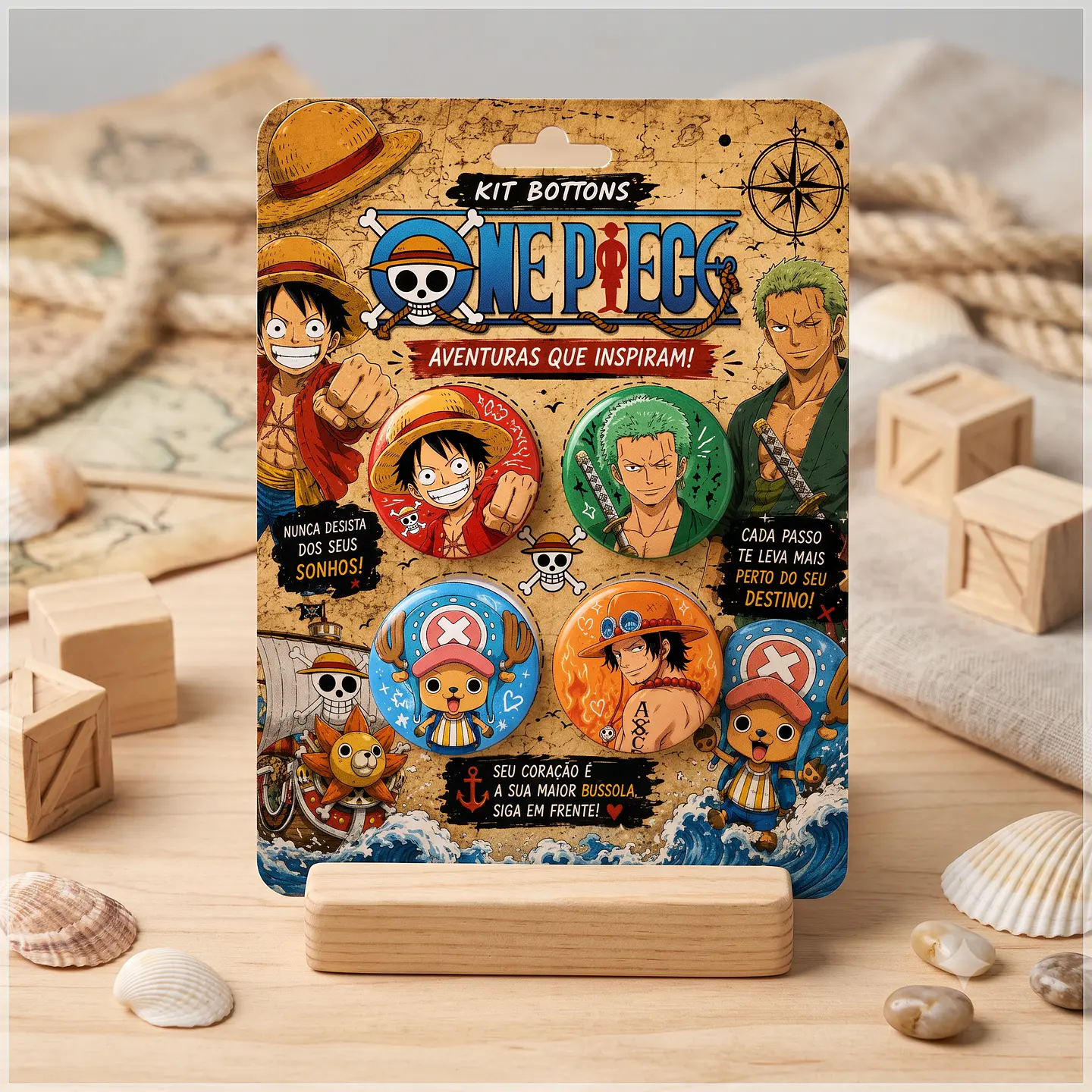 Arquivo de Corte Bottons One Piece 16 1