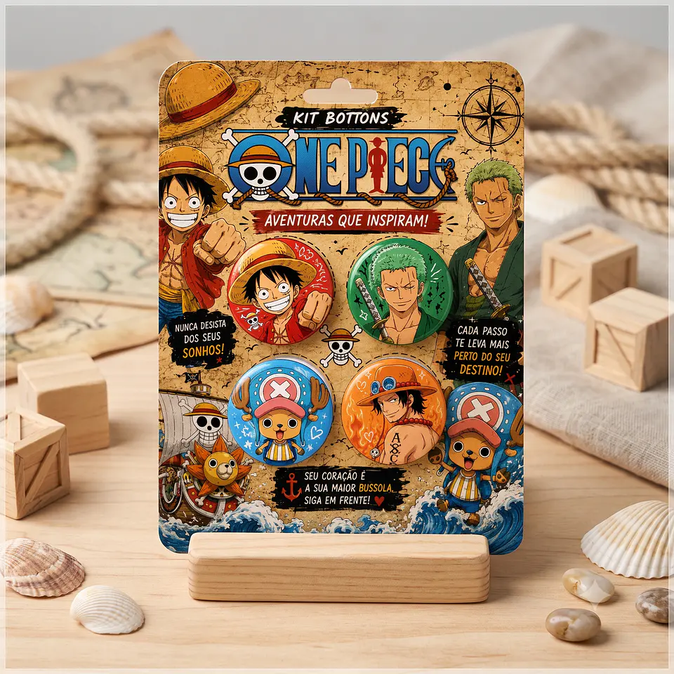 Arquivo de Corte Bottons One Piece 16 1