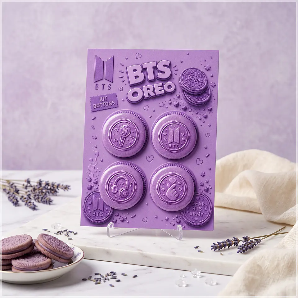 Arquivo de Corte Bottons BTS Oreo 2 1