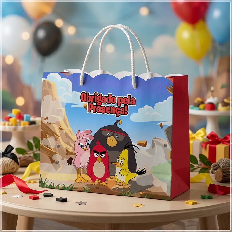 Arquivo de Corte Sacolinha Angry Birds 13 1