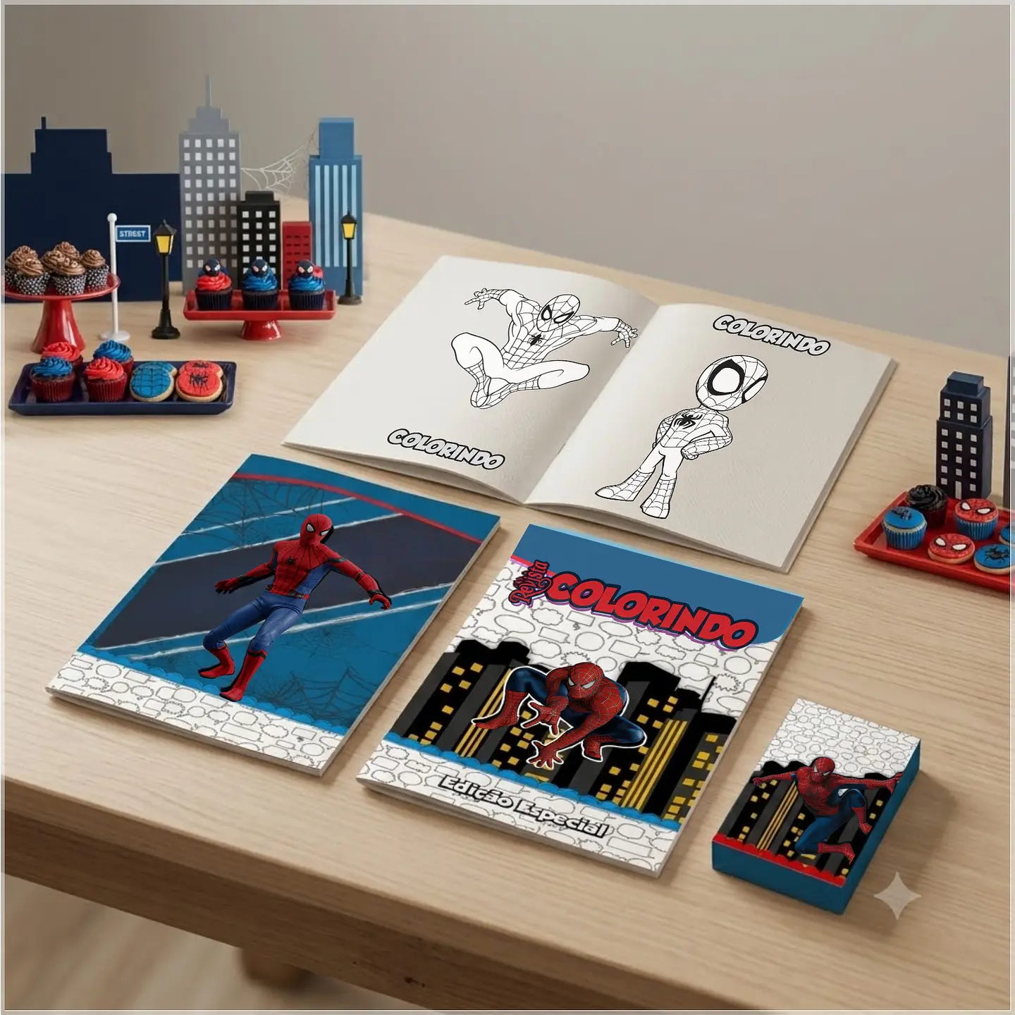 Arquivo de Corte Revistinha de Colorir Homem Aranha Spider Man 19 1