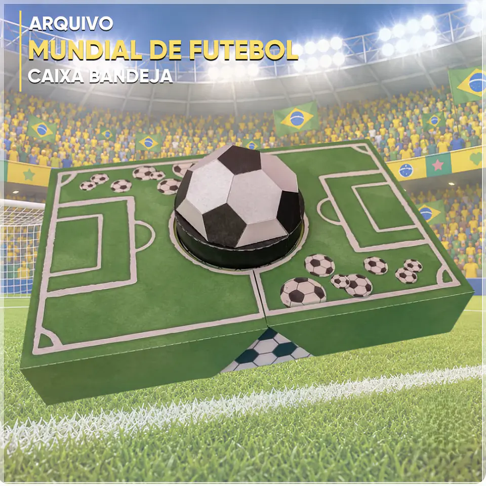 Arquivo Caixa Bandeja Futebol Copa 1