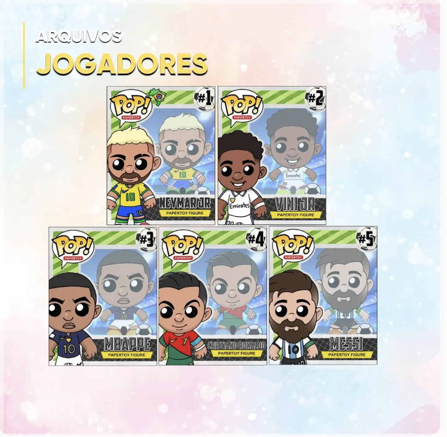 Arquivo de Corte Coleção Funko Copa 1