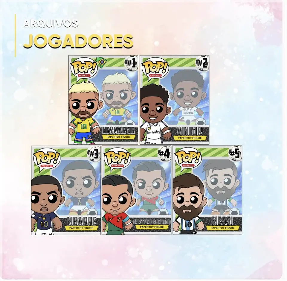 Arquivo de Corte Coleção Funko Copa 1