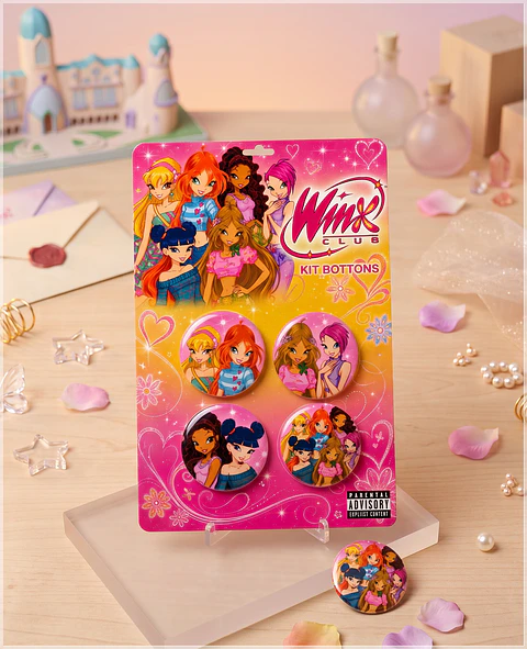 Arquivo de Corte Bottons Winx 78