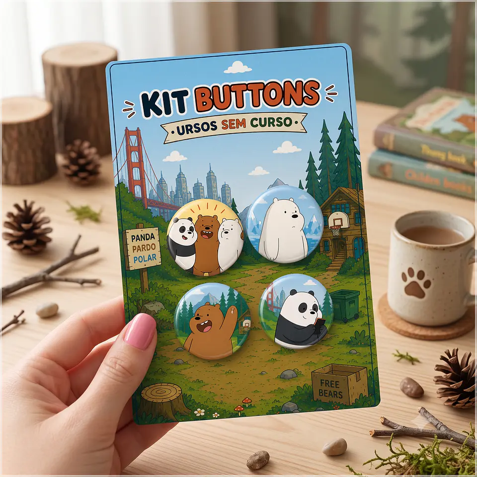 Arquivo de Corte Bottons Urso sem Curso 36 1