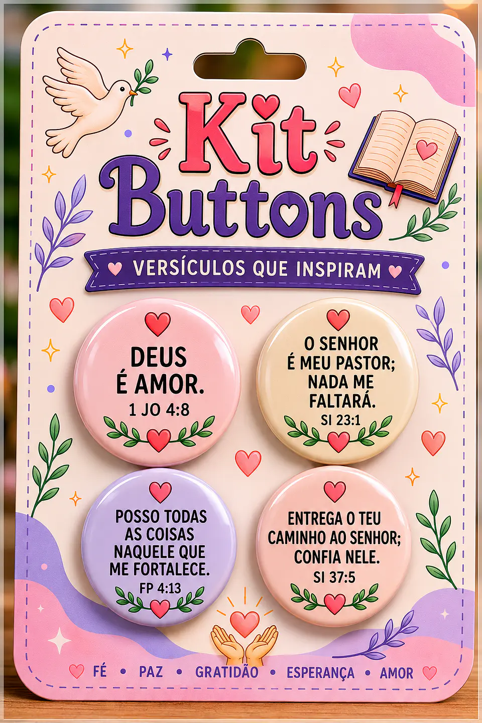 Arquivo de Corte Bottons Versículo Feminino 2 12 1