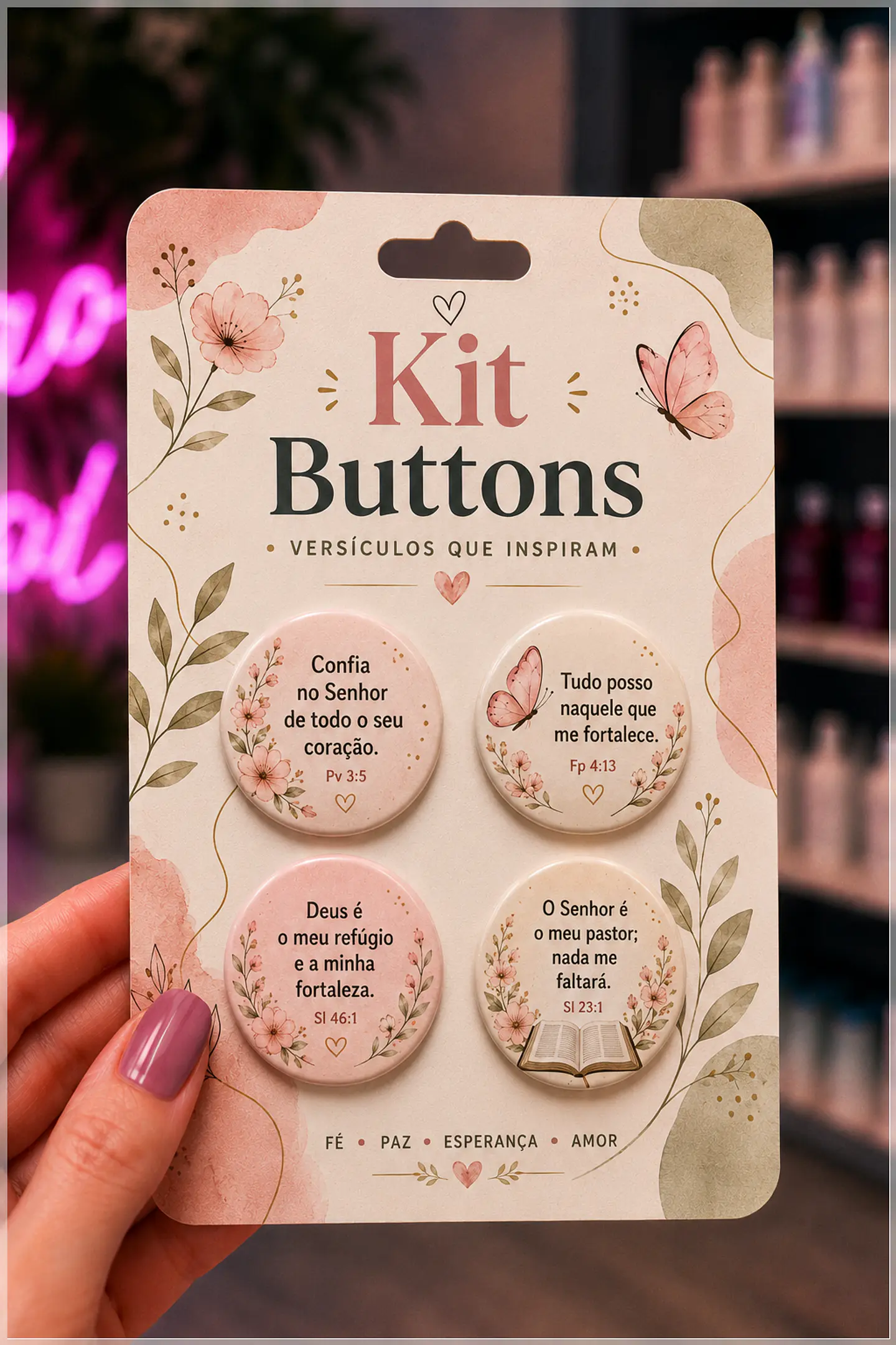 Arquivo de Corte Bottons Versículo Feminino 11 1