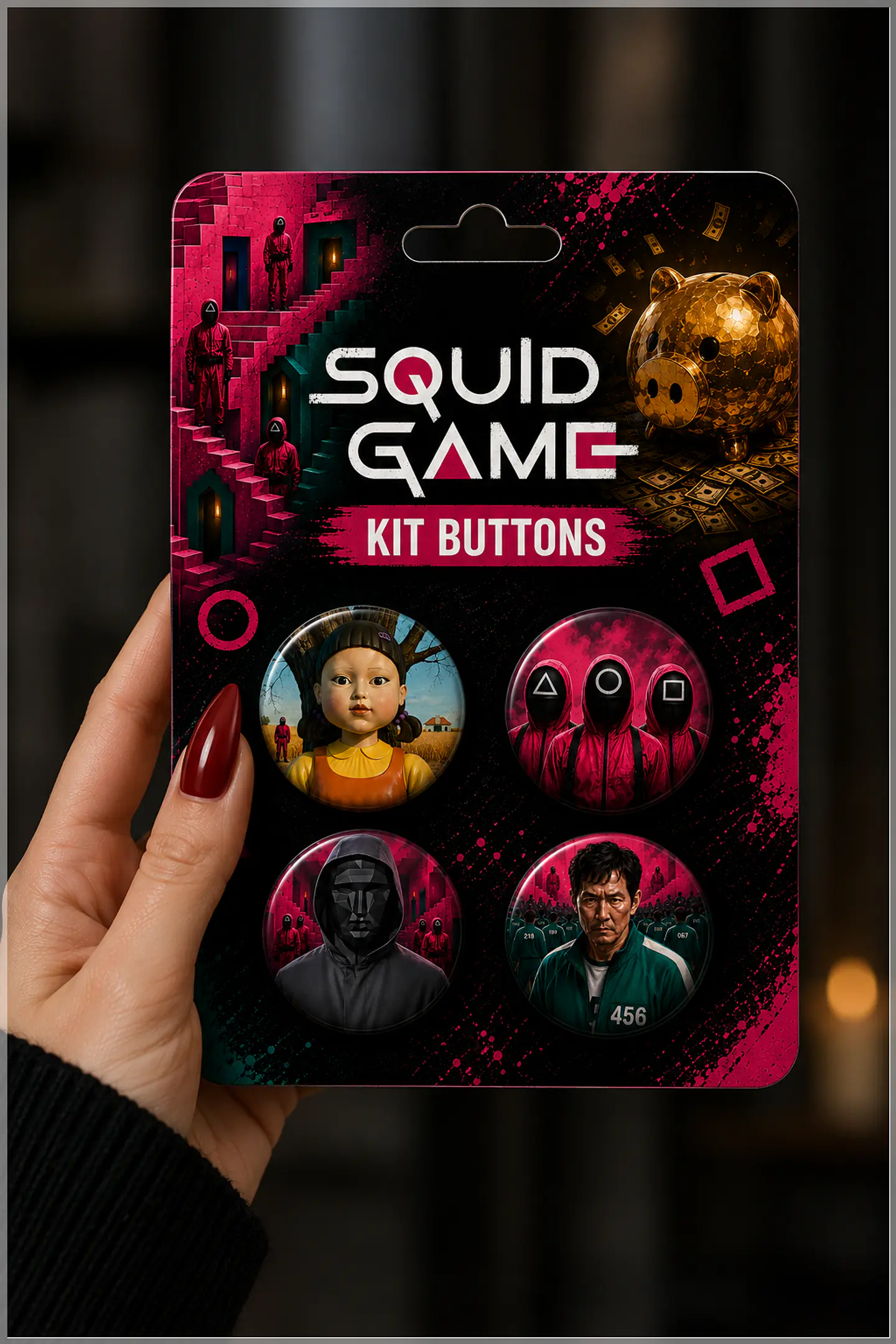 Arquivo de Corte Bottons Squid Game Round 6 8 1