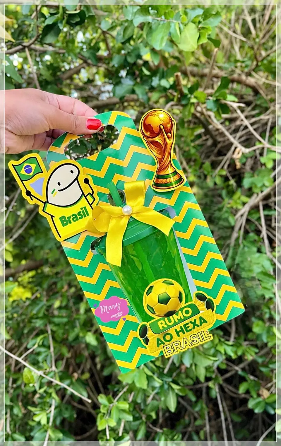 Arquivo de Corte Caixa Copo Twister Futebol Copa do Mundo 1