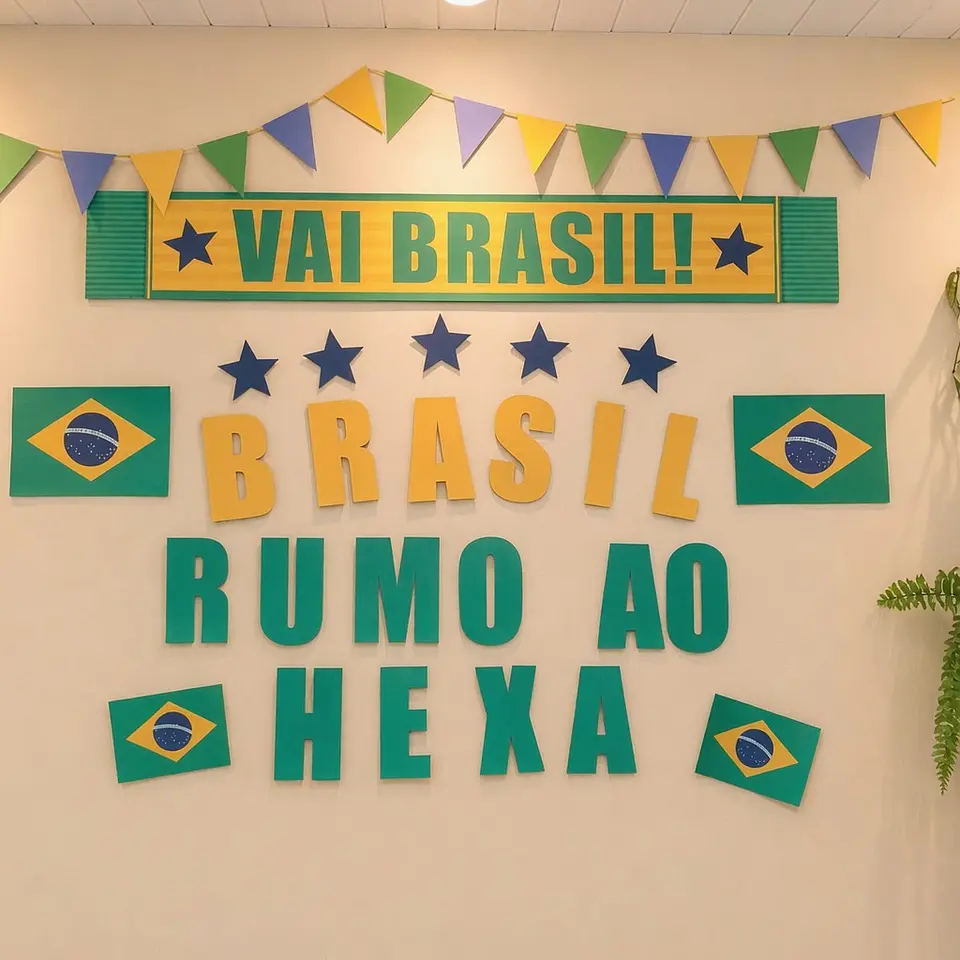 Arquivo Digital Decoração Brasil Copa do Mundo 1