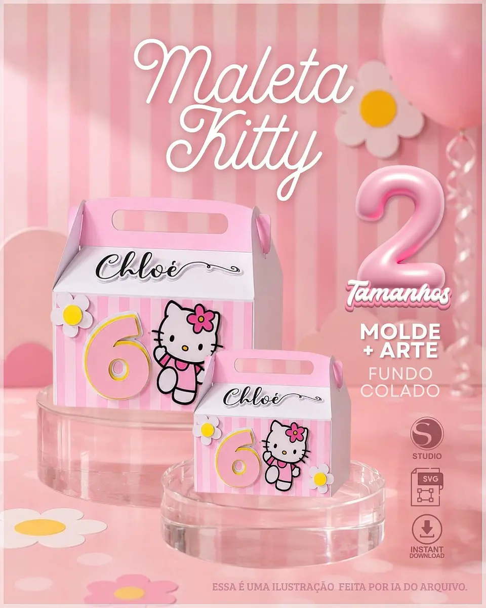 Arquivo de Corte Maleta Hello Kitty 22 1