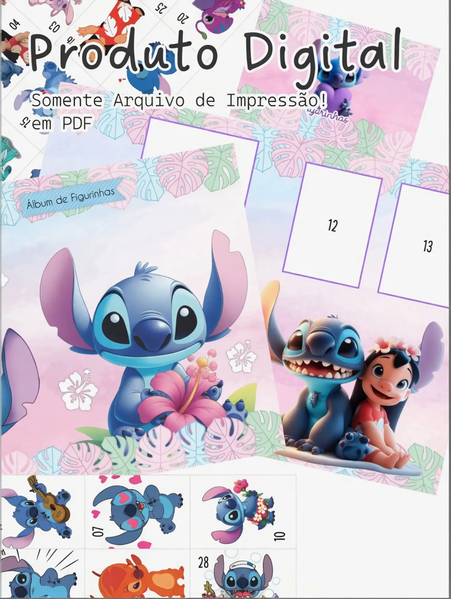 Arquivo de Corte - Álbum Stitch 1