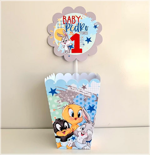 Arquivo de Corte Centro de Mesa Cachepô Looney Tunes 65