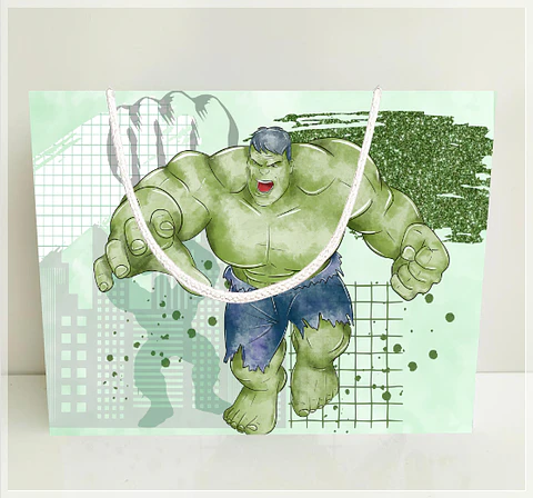 Arquivo de Corte - Sacolinha Hulk