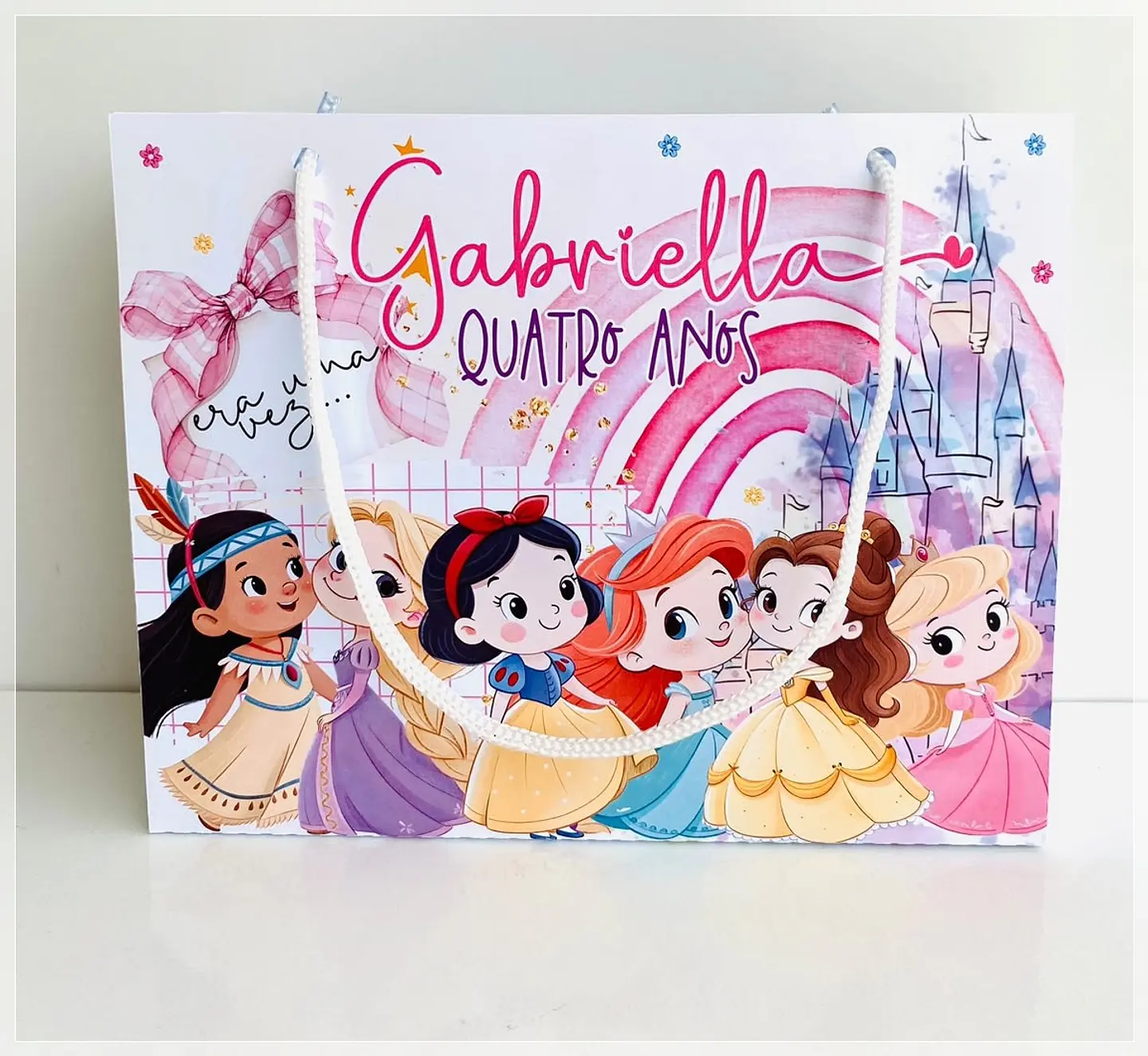 Arquivo de Corte - Sacolinha Princesas Disney 1