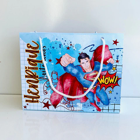 Arquivo de Corte - Sacolinha Super Homem