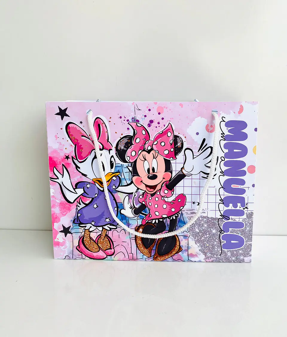 Arquivo de Corte - Sacolinha Minnie e Margarida 1