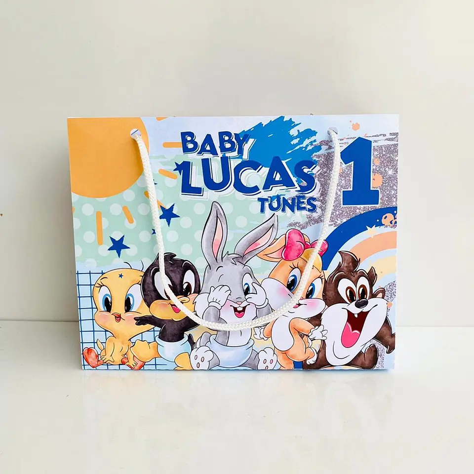 Arquivo de Corte - Sacolinha Looney Tunes Menino 1
