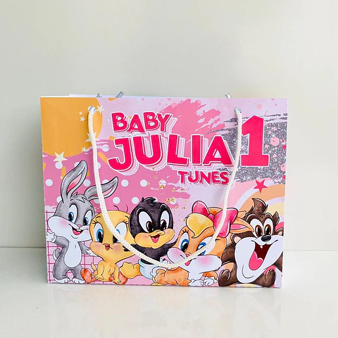 Arquivo de Corte - Sacolinha Looney Tunes Menina