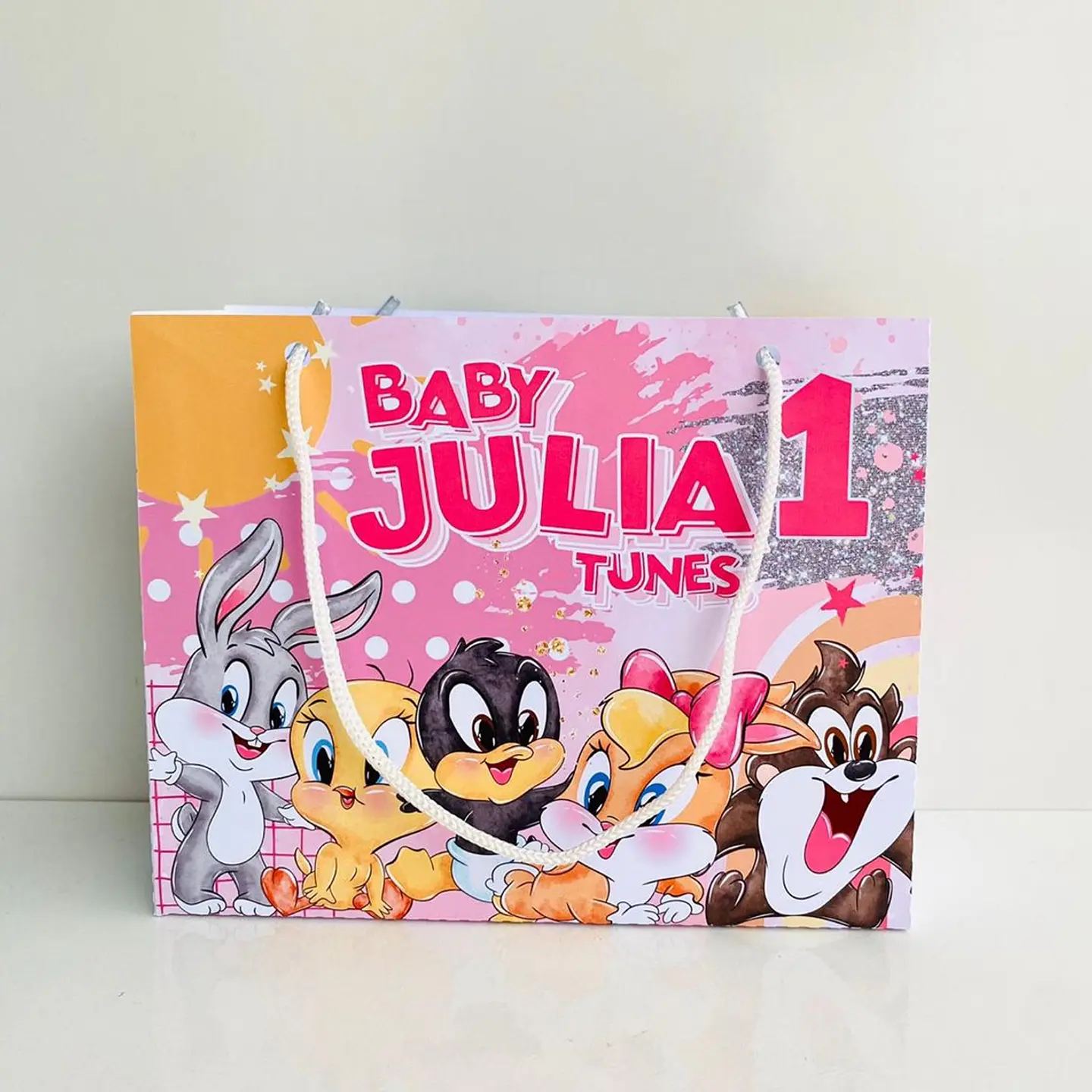 Arquivo de Corte - Sacolinha Looney Tunes Menina 1