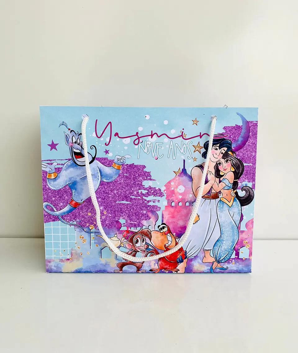 Arquivo de Corte Sacolinha - Aladin Jasmine 3 1