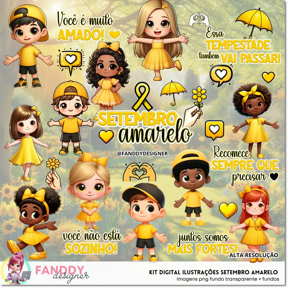 Kit Digital Setembro Amarelo 1 1