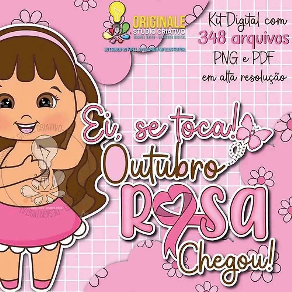 Kit Digital Outubro Rosa Originale Criativo 1 1