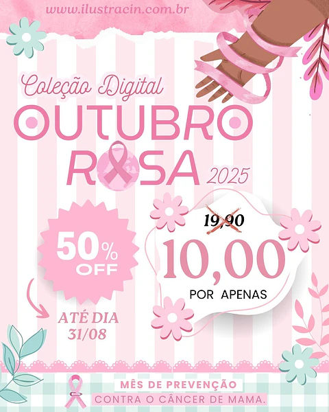 Kit Digital Outubro Rosa 1