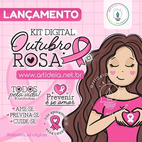 Kit Digital Outubro Rosa 1