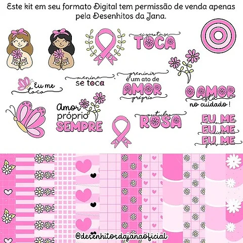Kit Digital Outubro Rosa 1