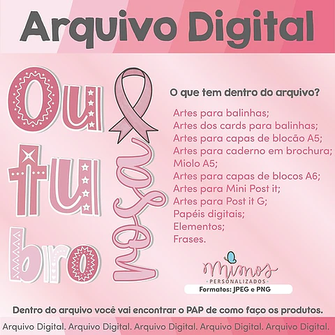 Kit Digital Outubro Rosa 1