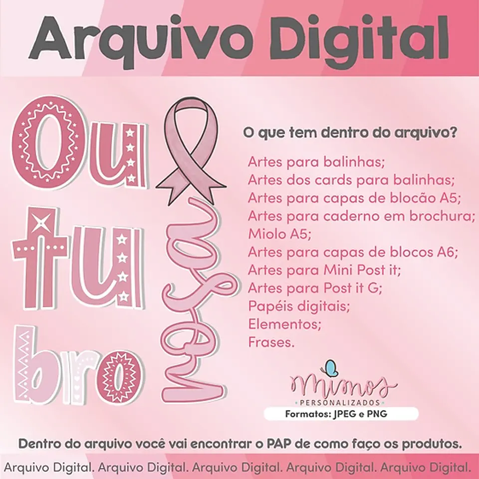 Kit Digital Outubro Rosa 1 1