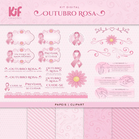 Kit Digital Outubro Rosa 25