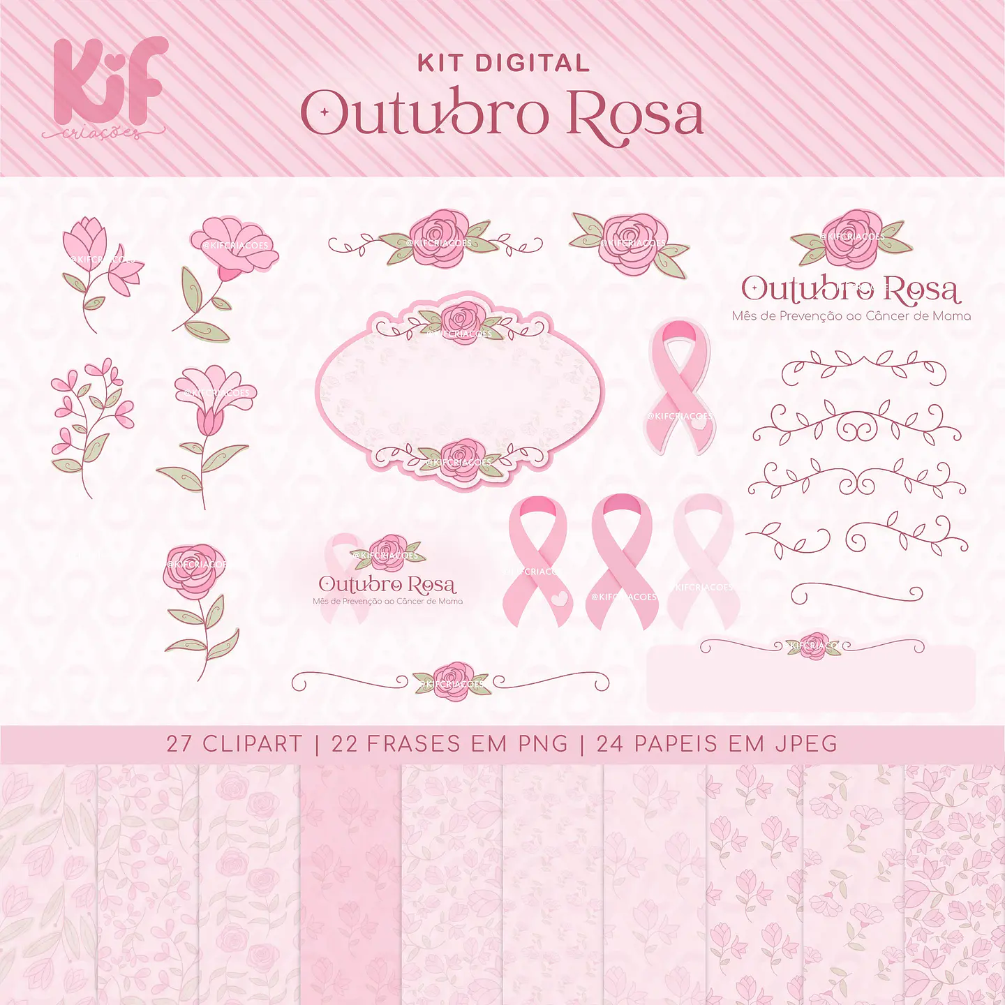 Kit Digital KifC Outubro Rosa 23 1