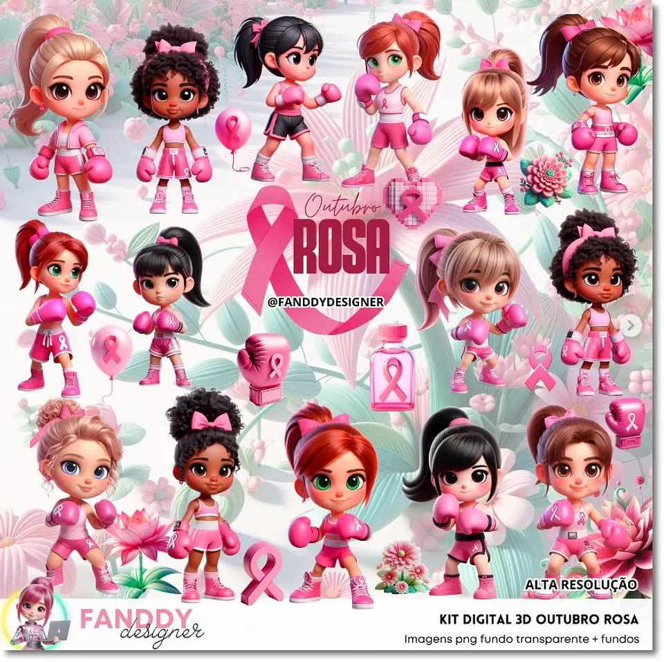 Kit Digital Outubro Rosa 1 1