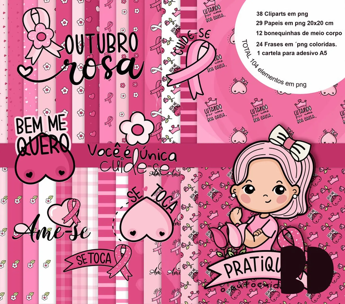 Kit Digital Outubro Rosa 1 1