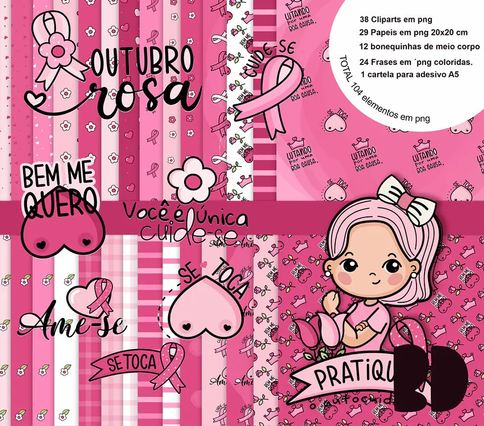 Kit Digital Outubro Rosa 1 1