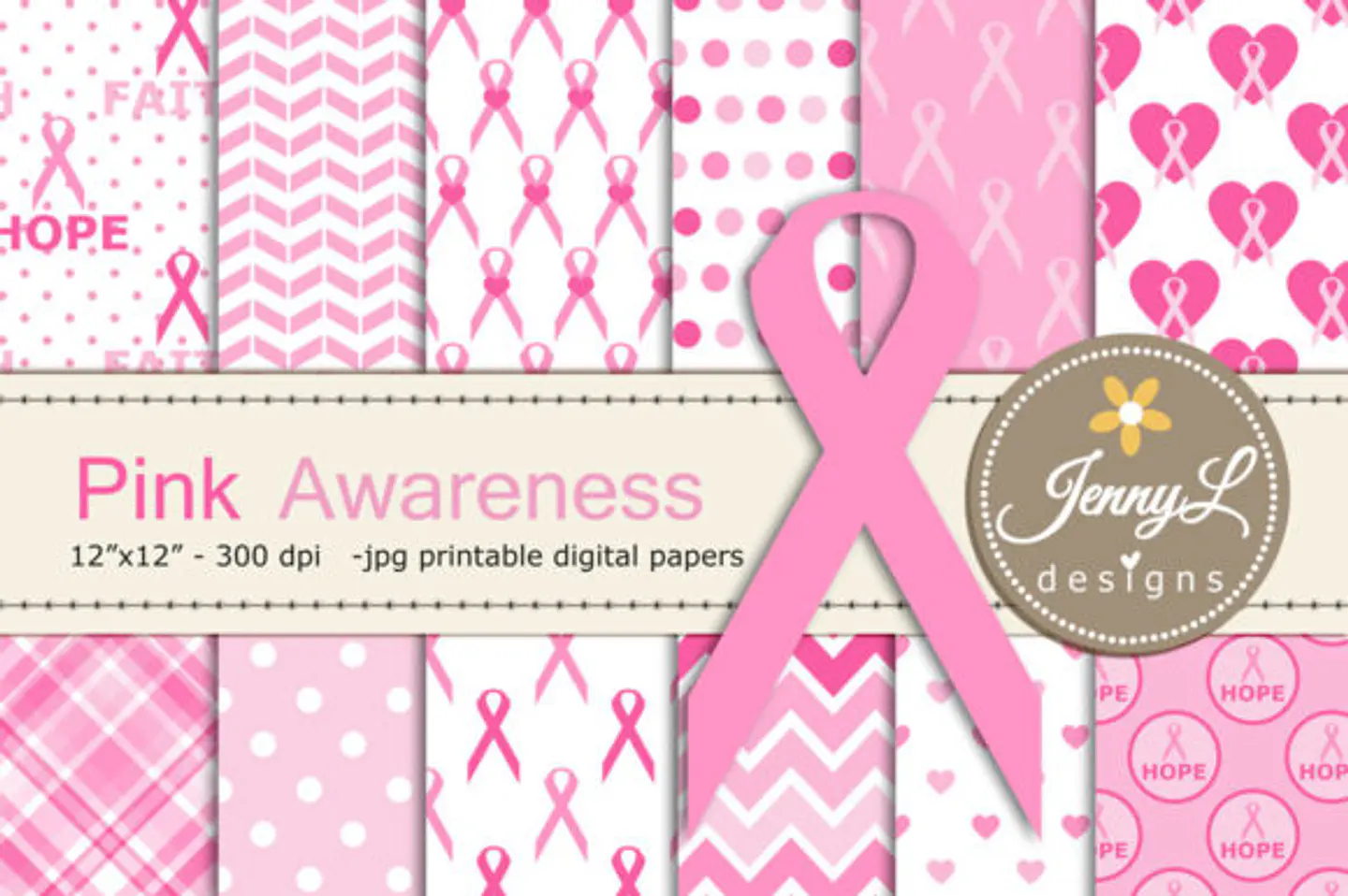 Kit Digital Pink Awareness 2 1