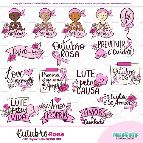 Kit Digital Outubro Rosa 3