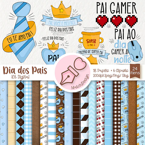 Kit Digital Dia dos Pais 1
