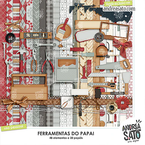 Kit Digital Ferramentas do Papai Dia dos Pais 4