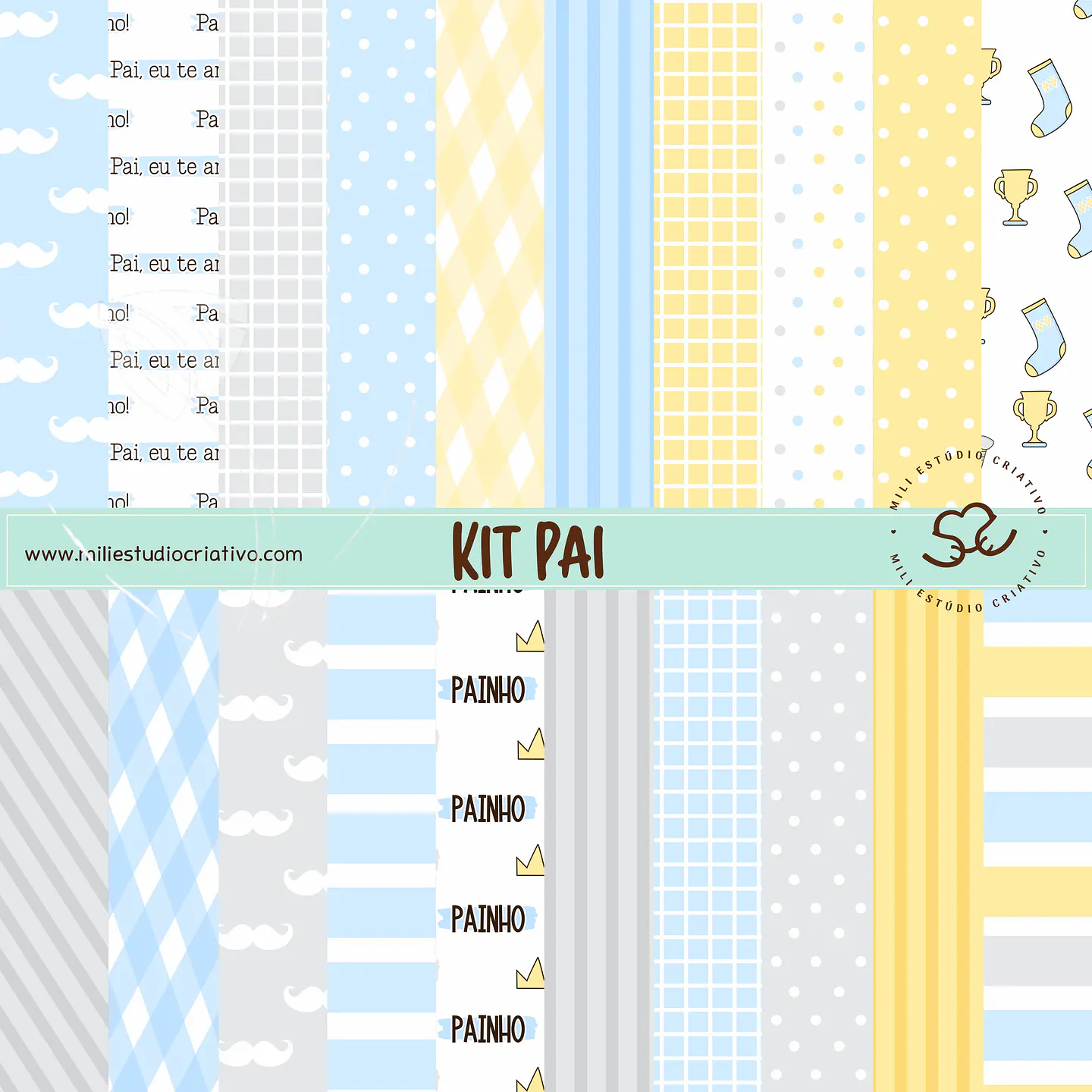 Kit Digital Papeis Dia dos Pais 1 1
