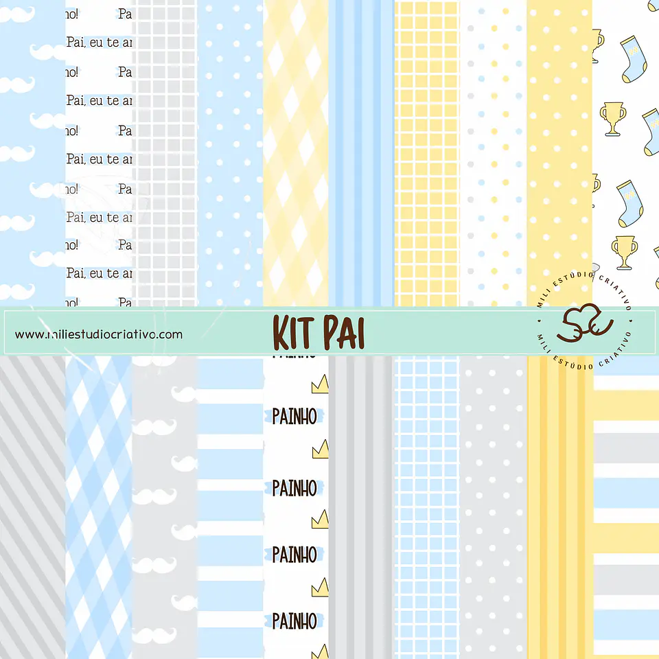Kit Digital Papeis Dia dos Pais 1 1