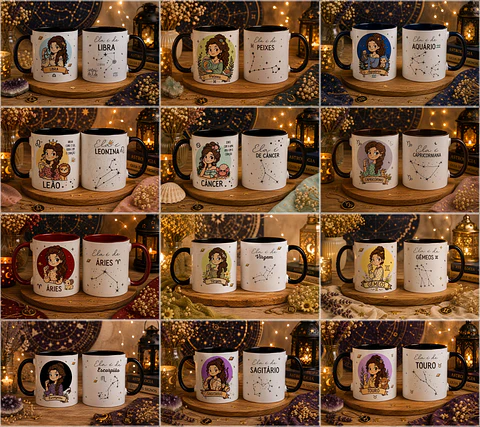 Sublimação - Caneca Signos