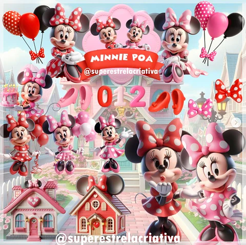 Kit Digital Minnie Poa 44