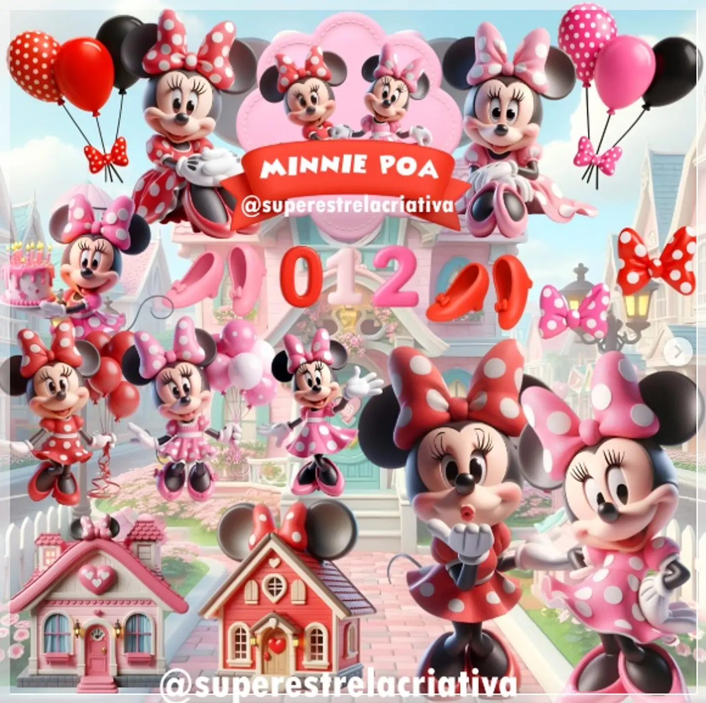 Kit Digital Minnie Poa 44 1