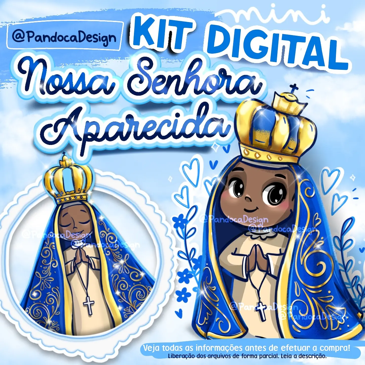 Kit Digital Mini Nossa Senhora Aparecida 30 1