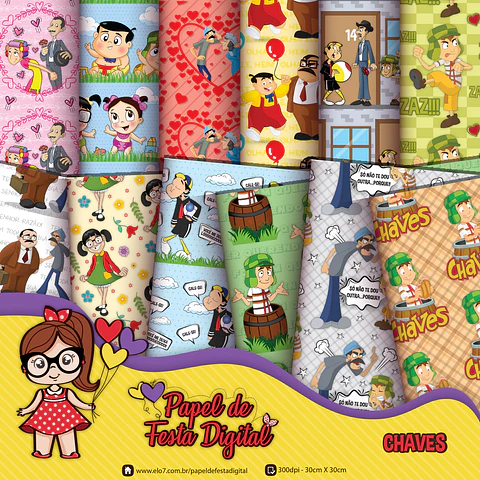 Kit Digital Turma do Chaves 63