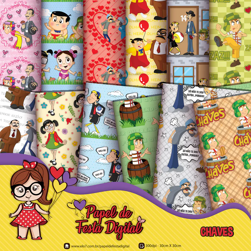 Kit Digital Turma do Chaves 63 1